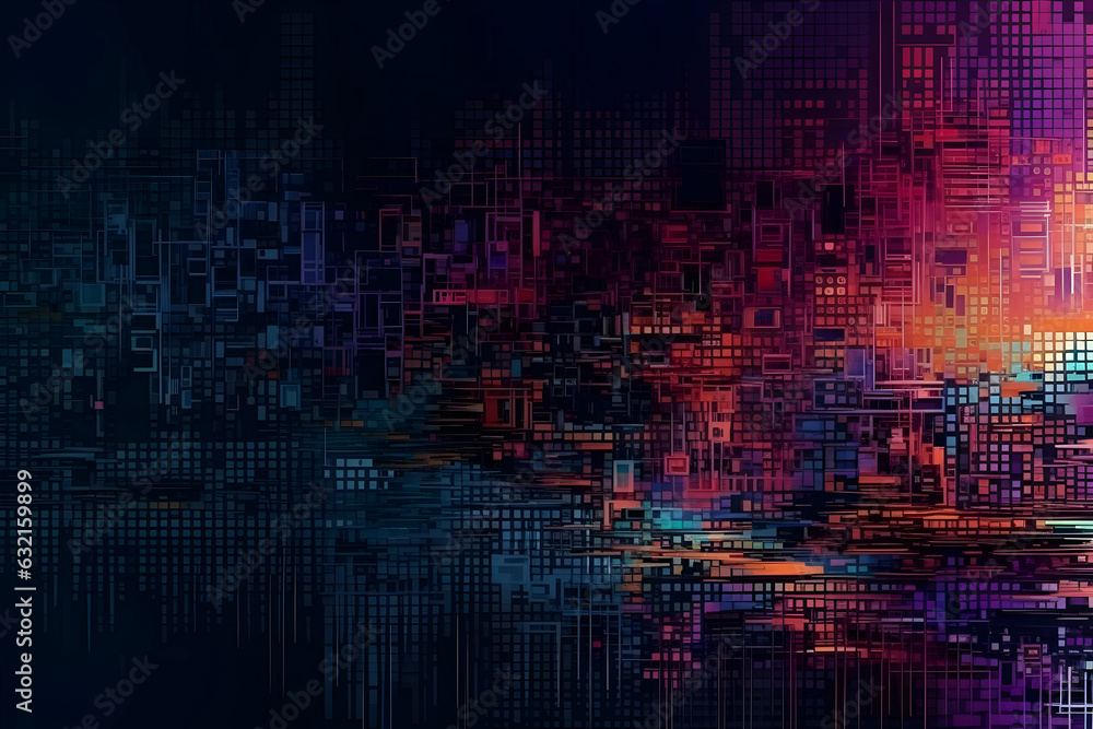 Futuristic cyberpunk space city with neon lights at night. Gaming, sci-fi metaverse Futuristic cyberpunk space city with neon lights at night. Gaming, sci-fi metaverse