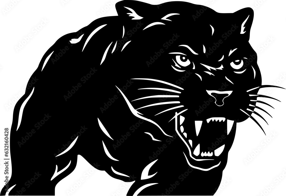 Panther | Minimalist and Simple Silhouette - Vector illustration Panther | Minimalist and Simple Silhouette - Vector illustration