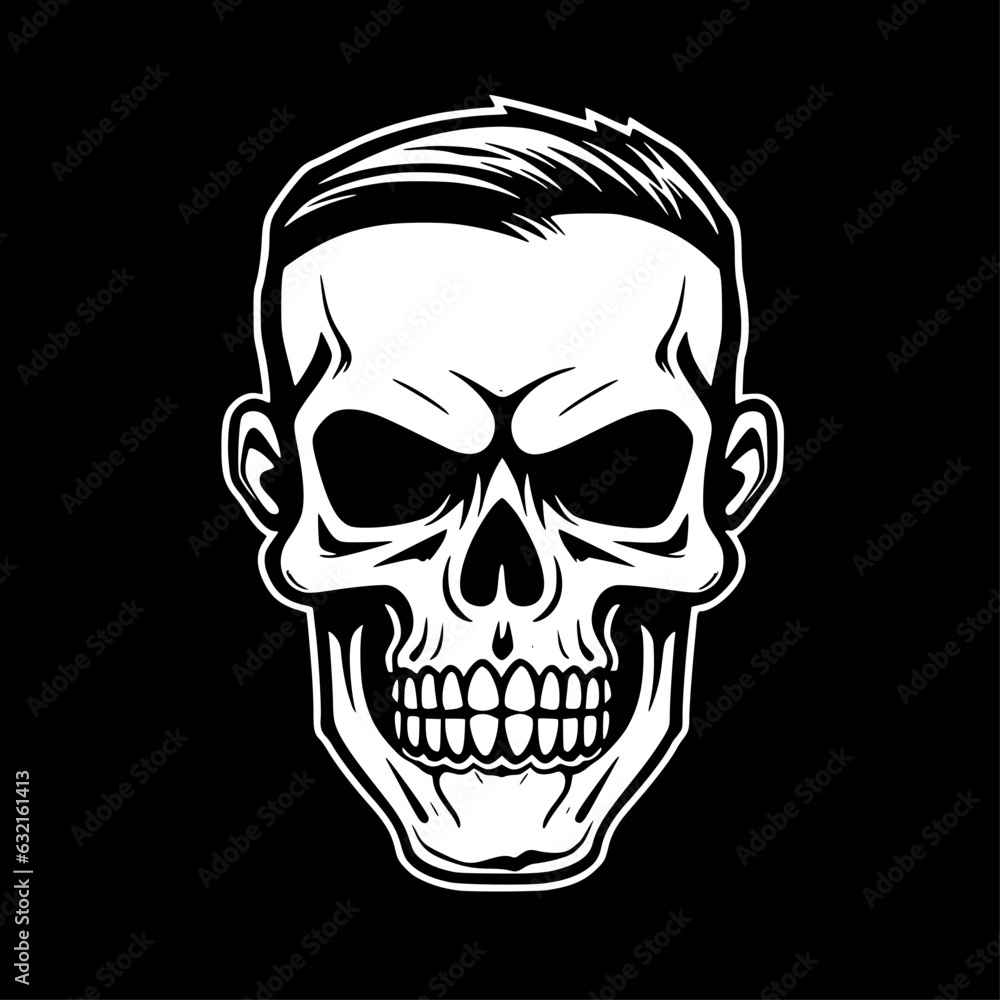 Skull | Minimalist and Simple Silhouette - Vector illustration Skull | Minimalist and Simple Silhouette - Vector illustration
