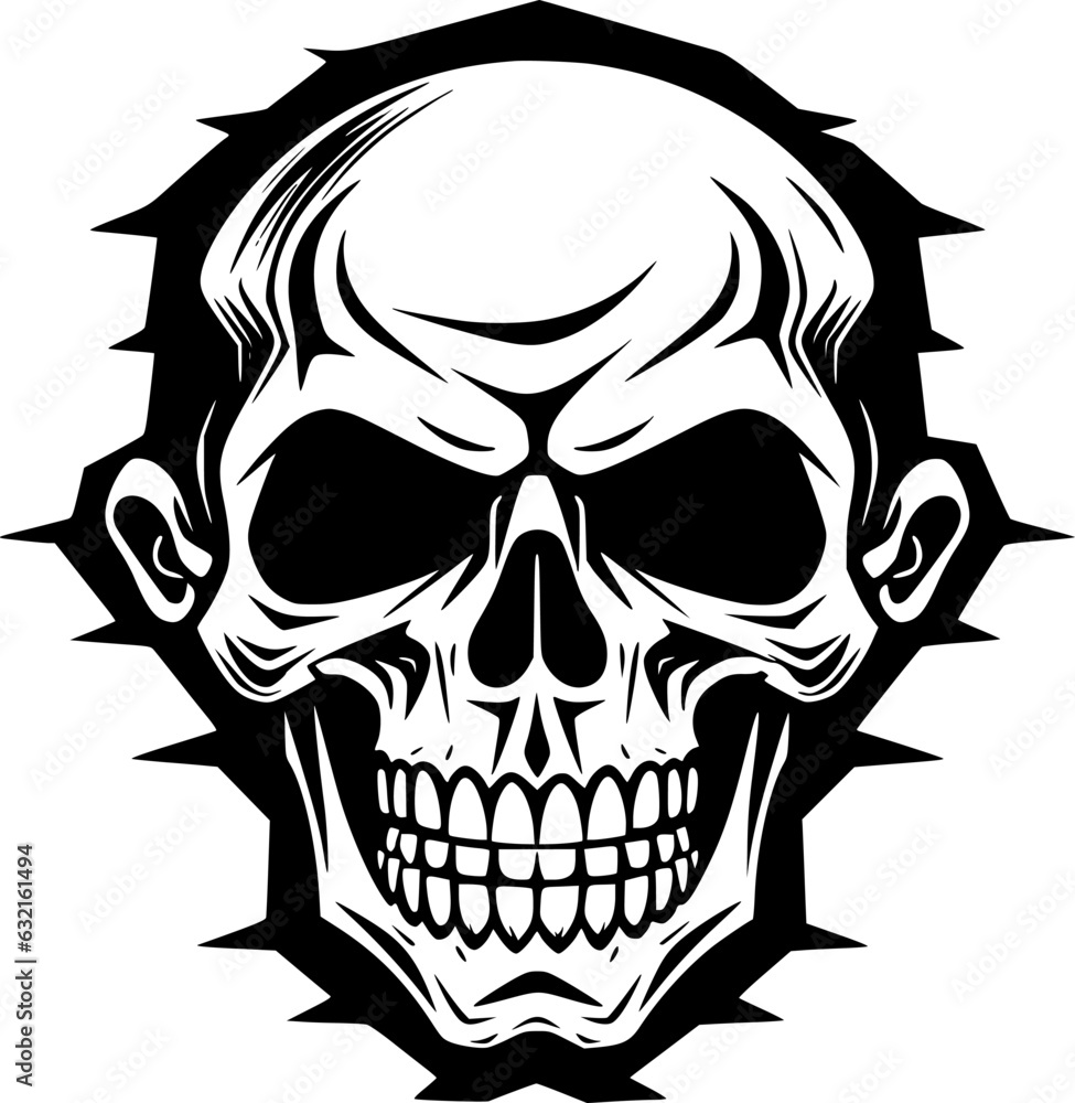 Skull - High Quality Vector Logo - Vector illustration ideal for T-shirt graphic Skull - High Quality Vector Logo - Vector illustration ideal for T-shirt graphic