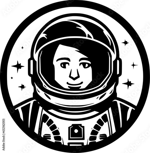 Astronaut - High Quality Vector Logo - Vector illustration ideal for T-shirt graphic