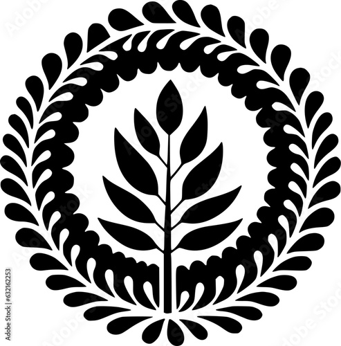 Boho - Minimalist and Flat Logo - Vector illustration