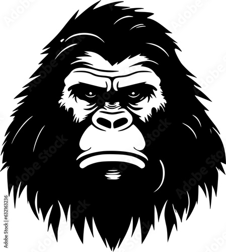 Gorilla - High Quality Vector Logo - Vector illustration ideal for T-shirt graphic