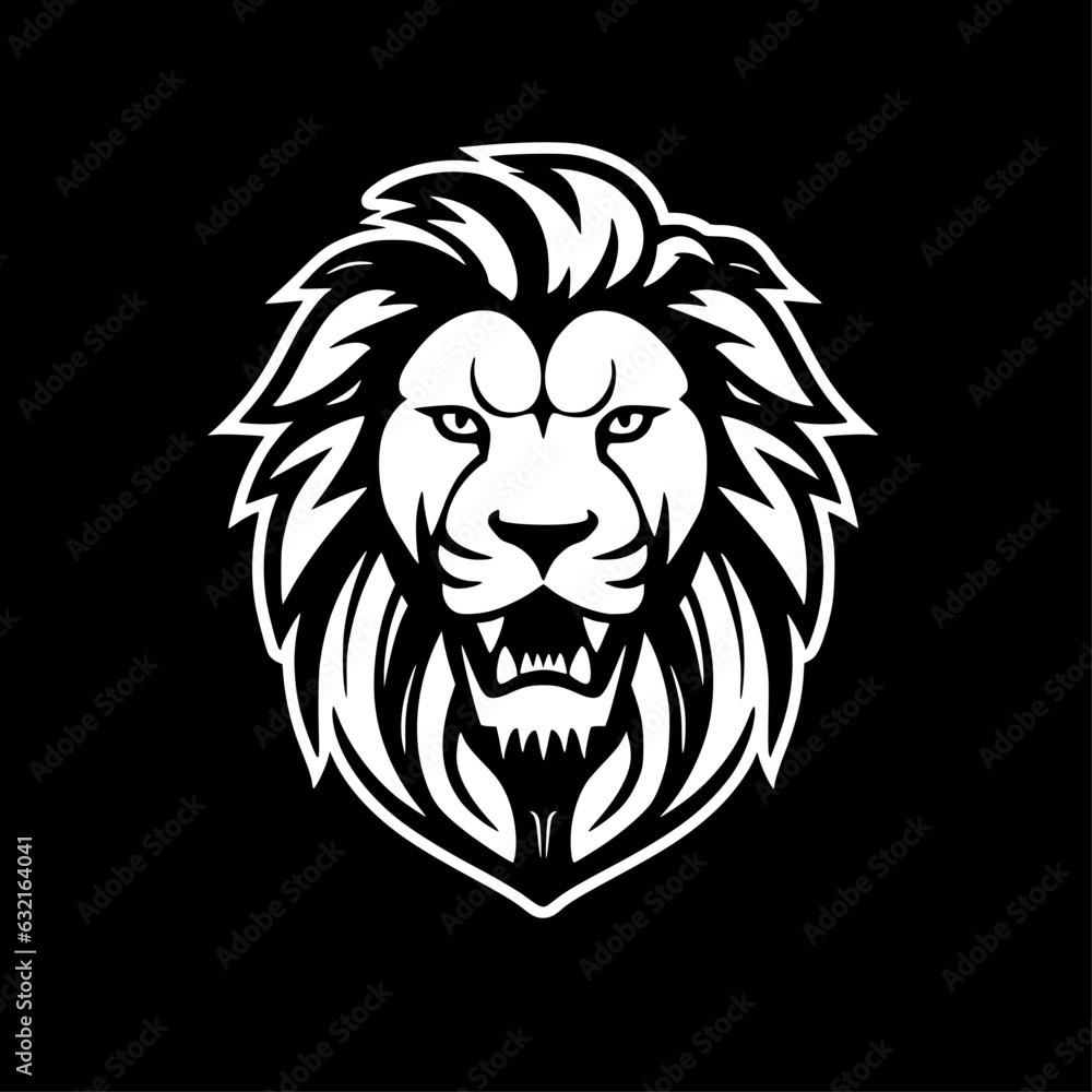 Fototapeta premium Lion - Minimalist and Flat Logo - Vector illustration