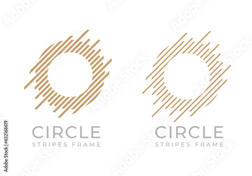 circle memphis geometric decorative element
