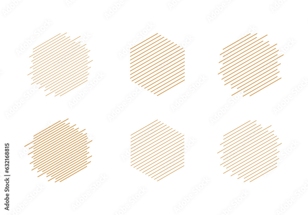 geometric hexagon stripes line memphis decorative element geometric hexagon stripes line memphis decorative element