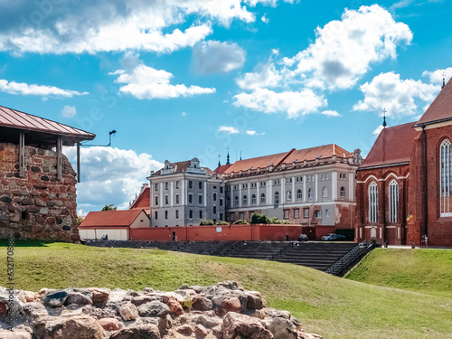 Kaunas, Lithuania - 07 26 2023: Kaunas Archdiocese Conference Hall (Kauno Arkivyskupijos Konferencijų Salė)  photo