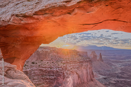 Canyonlands National Park's Mesa Arch During Sunrise