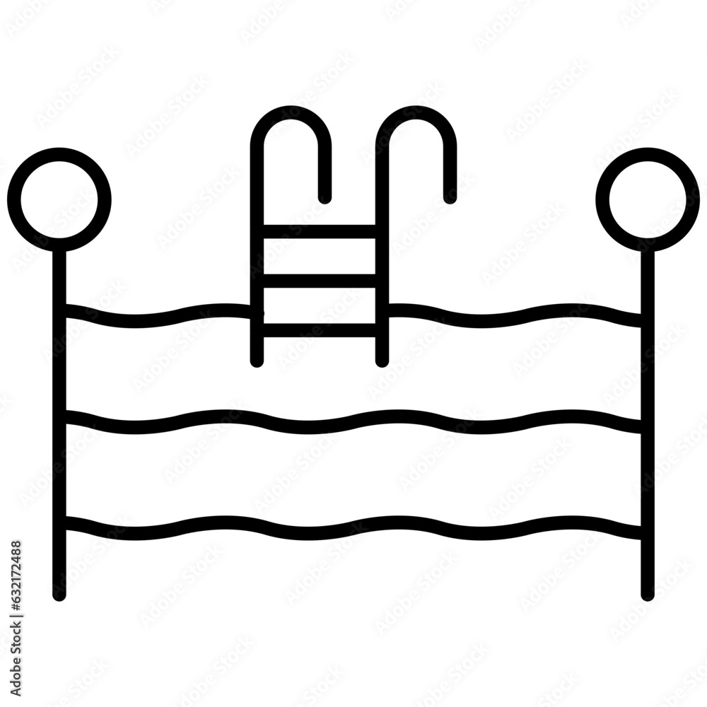 Swimming Pool Icon Swimming Pool Icon