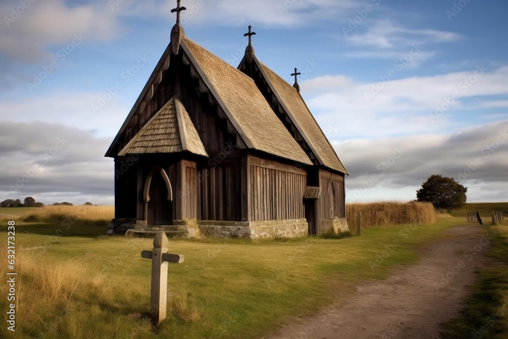 old wooden church old wooden church