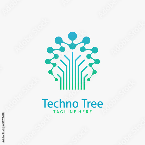 Tech tree logo design