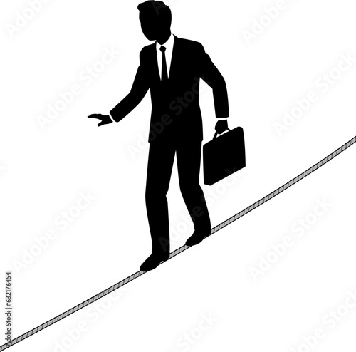 Tightrope Businessman