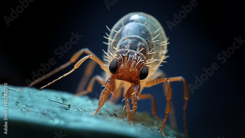 macro of a spider, ai, generated, ai generated
