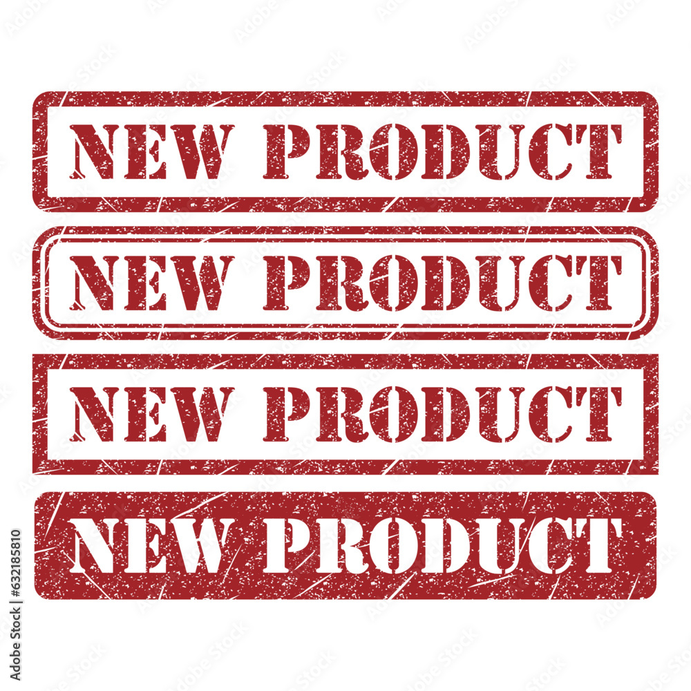 New product stamp symbol, label sticker sign button, text banner vector illustration New product stamp symbol, label sticker sign button, text banner vector illustration
