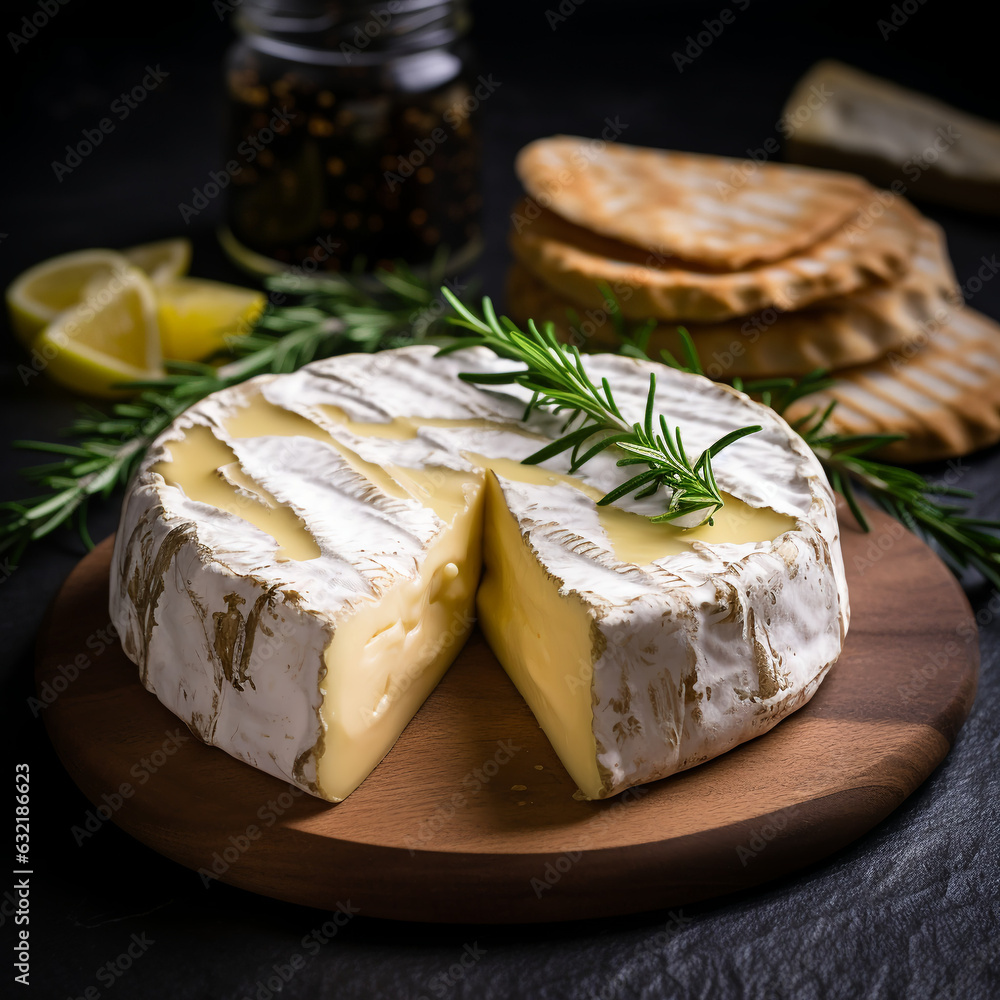 french italian camembert cheese photo