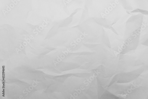 White Paper Texture background. Crumpled white paper abstract shape background with space paper recycle for text.