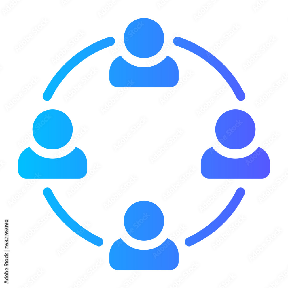 meeting gradient icon meeting gradient icon