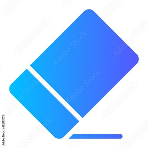eraser gradient icon