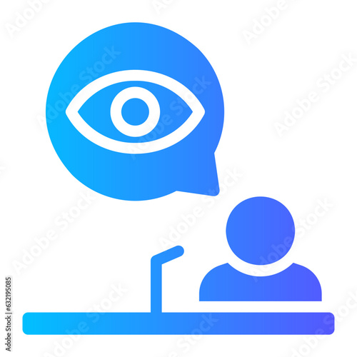 in person gradient icon