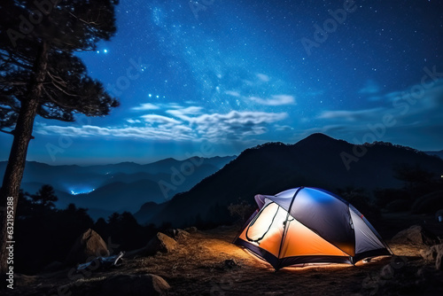Camping Beneath the Stars