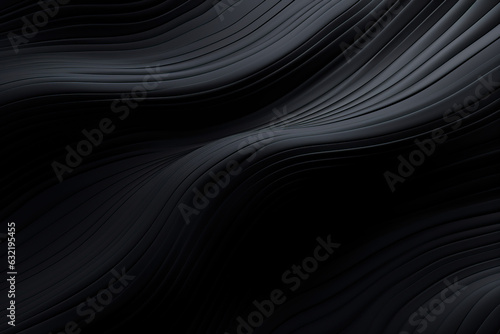Abstract Black Texture created with GenAI © Rajko