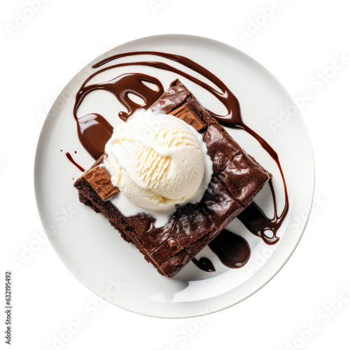 Delicious Brownie with Vani...