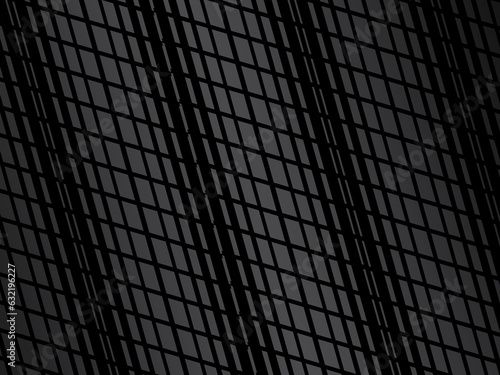 Black metal texture steel background. Luxurious steel ornament. Perforated metal sheet.