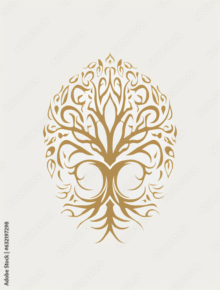 minimalistic view of the symbol of a shady tree
minimalistic view of the symbol of a shady tree