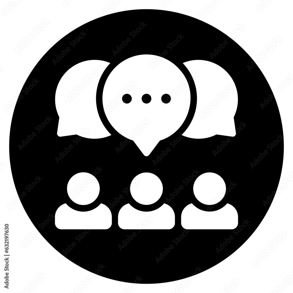 discussion glyph icon discussion glyph icon