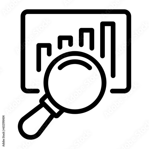 analysis line icon