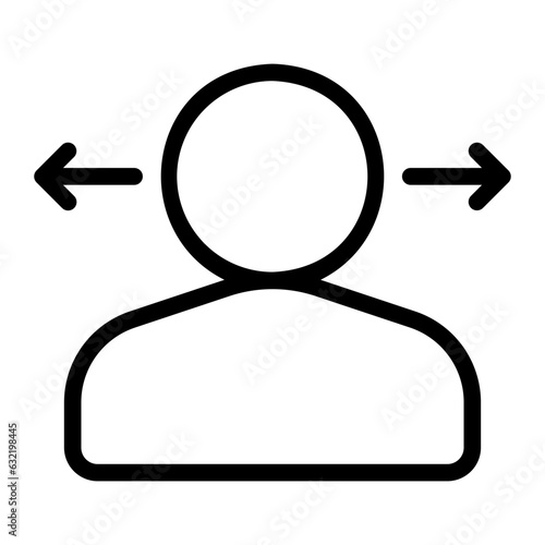 conflict line icon