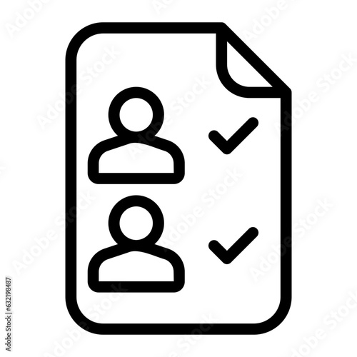 list line icon