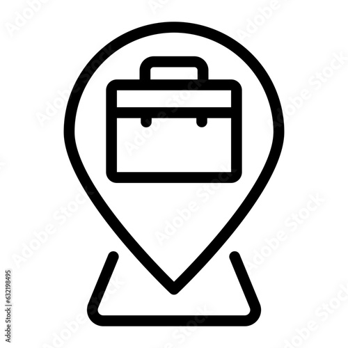 Free Download location line icon - GFXLoad