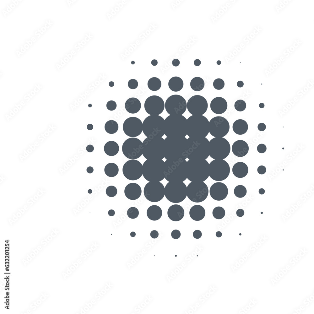 Dotted Circle Shape Dotted Circle Shape