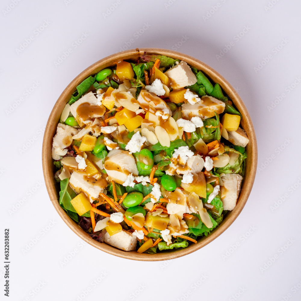 Delight in our Salad Bowl with fresh, crisp vegetables and a wholesome, flavorful sauce. A delectable, healthy choice for your vibrant lifestyle. Delight in our Salad Bowl with fresh, crisp vegetables and a wholesome, flavorful sauce. A delectable, healthy choice for your vibrant lifestyle.