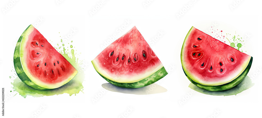 snack watermelon watercolor snack watermelon watercolor