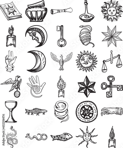 Mystical Vector Art Element