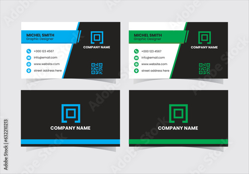 Business card template design