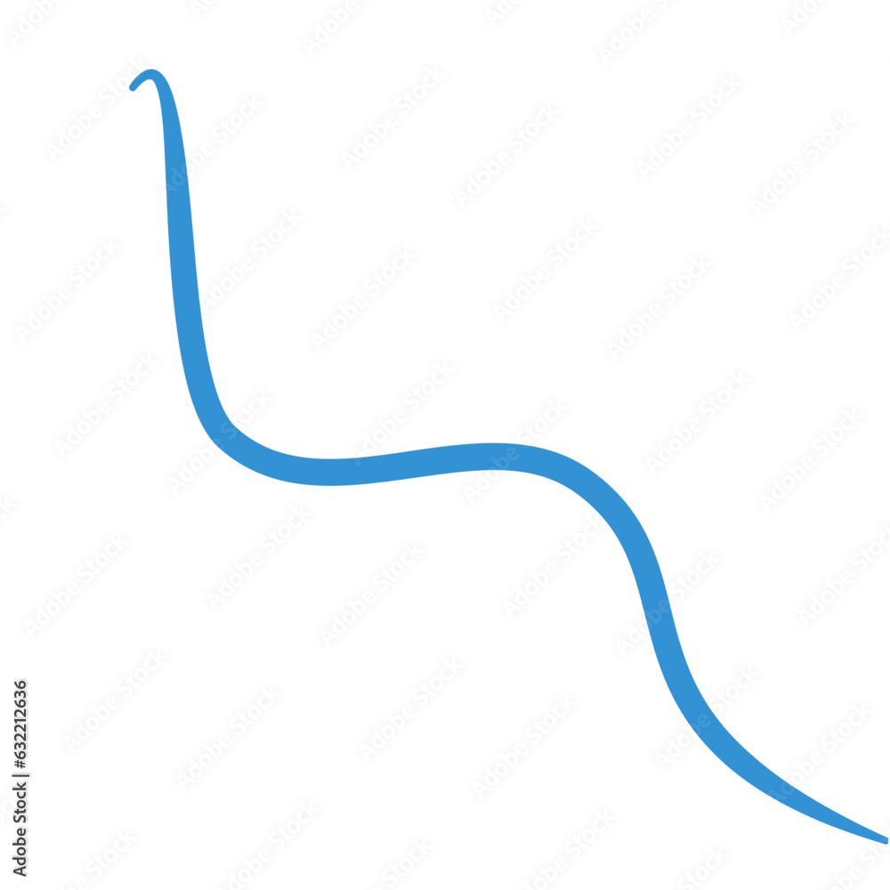 Creek Line Vector