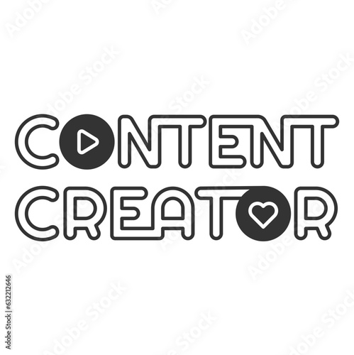 content creator title