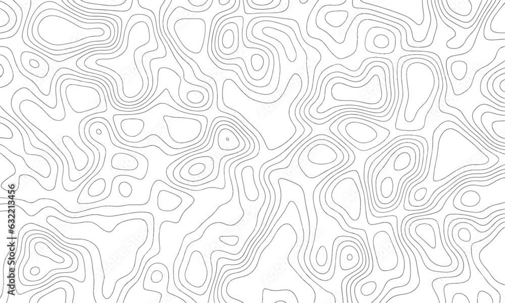 Seamless pattern topographic map background. Vector illustration. The ...