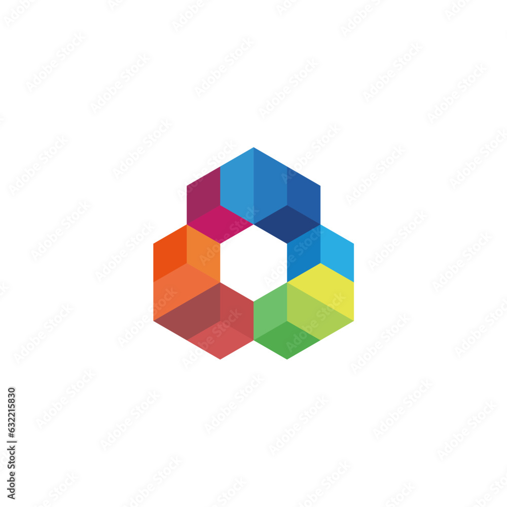 abstract colorful cubes abstract colorful cubes