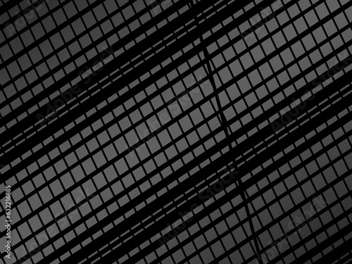 Black metal texture steel background. Luxurious steel ornament. Perforated metal sheet.