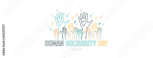 Human Solidarity Day banner.