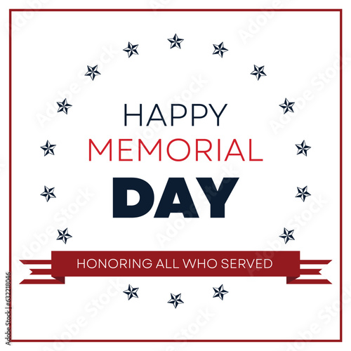 Memorial Day Social Media Post/ Card/ Banner