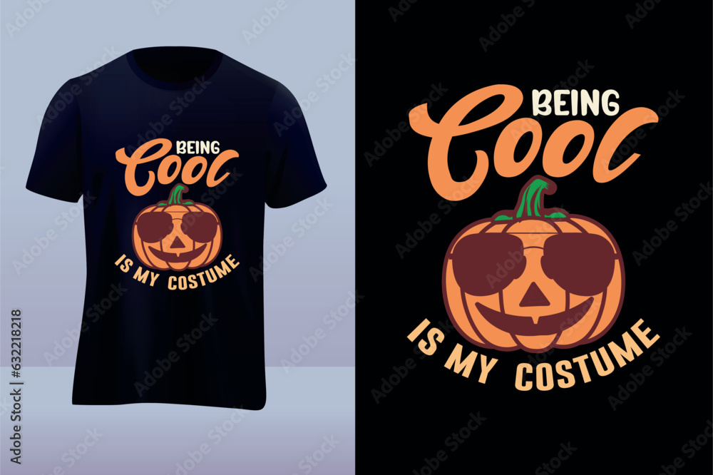 Being cool Halloween vector t shirt design Being cool Halloween vector t shirt design