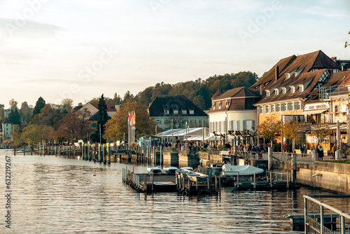 Panorama of the old town of Ueberlingen on Lake Constance