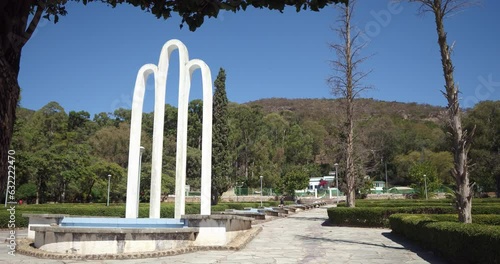 Fountain in our lady of senhora de Monte park Huila Province Lubango Angola photo