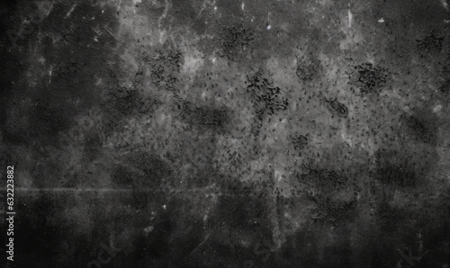 Textured dark gray old wall. Grunge cement background. For banner, postcard, illustration. Created with generative AI tools