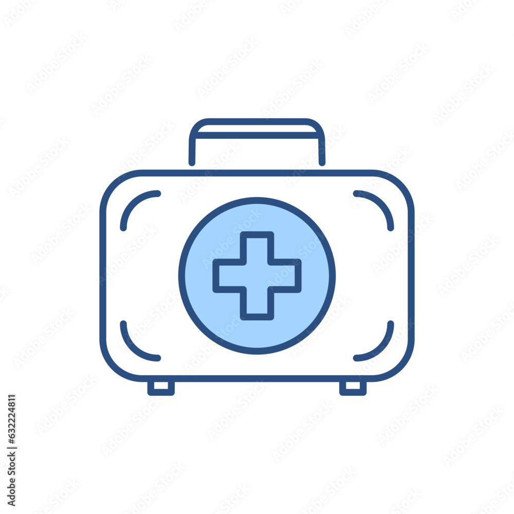 First aid kit related vector icon. Medical Suitcase with medical cross sign. First aid kit sign. Isolated on white background. Editable vector illustration First aid kit related vector icon. Medical Suitcase with medical cross sign. First aid kit sign. Isolated on white background. Editable vector illustration